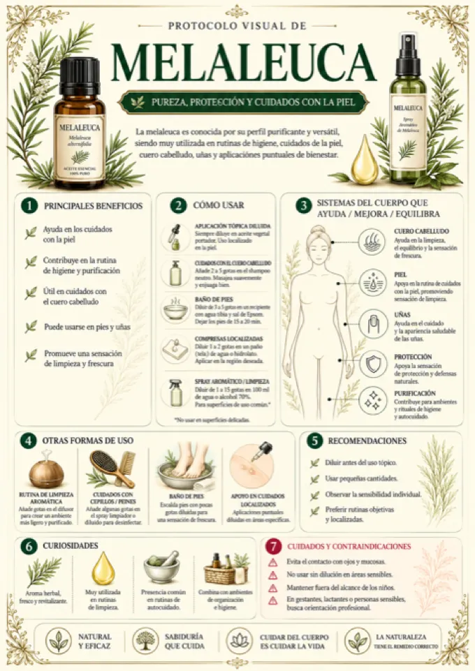 Protocolo Visual de Melaleuca (árbol de té)